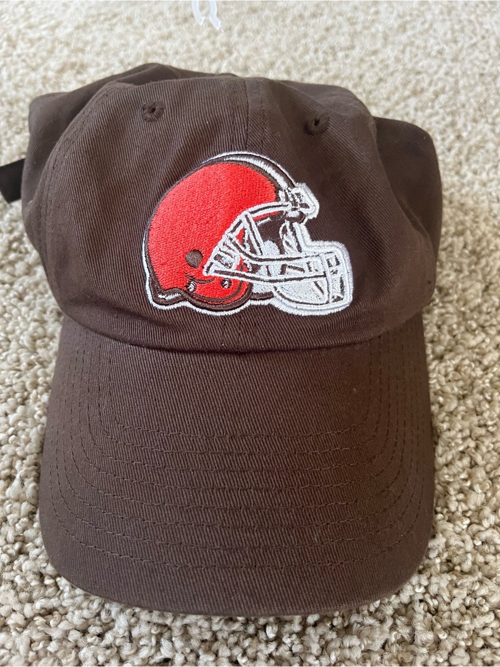 Cleveland Browns Cap with Helmet Patch